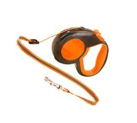 Retractable Dog Leash,Reflective Nylon Strap,Ergonomic,Orange 3cm | Reflective nylon strap,ABS/nylon/rubber/metal build,3cm width,for small/medium/large dogs,walking/training