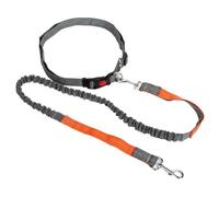 Retractable Dog Leash with Adjustable Waist Rope Hand Free Running Jogging Cycling Big Dogs Pet Elasticity Lead Pet Supplies(Orange)