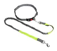 Retractable Dog Leash with Adjustable Waist Rope Hand Free Running Jogging Cycling Big Dogs Pet Elasticity Lead Pet Supplies(Green)