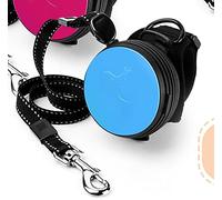 Retractable Dog Leash with Hands-Free Wrist Strap for Running, Jogging, Durable Pet Traction Rope, Adjustable