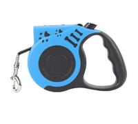 Retractable Dog Leash with LED Light Plastic 16.4ft Strong Tape Automatic Telescopic Tractor Dog Tape Non Slip Handle for Outdoor Pets Cat Walking