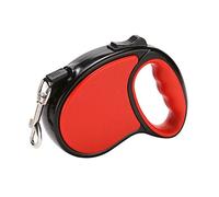 Retractable Dog Leash with Lock Button, 300cm/500cm, Red//Dark Blue, Comfort Grip, ABS Plastic, for Dogs/Cats, Daily Walks/Travel/Adventures