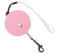 Retractable Dog Leash with Wrist Strap Pink 6.56ft for Small Pets | Plastic and Nylon Build, Rotating Connector, City Walks and Outdoor Adventures, Suitable for Rabbits and Cats up 5kg
