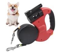 Retractable Dog Leashes Extendable Dog Tether, Locking Button, Pet | Double Leashes for Two Dog With Led Light for Night Walking, Training, Outdoor Activities, Travel, Jo