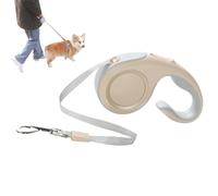 Retractable Dog - Retractable Walking Lead for All Breeds | Reinforced One-Hand Rope for Medium Dogs, Travel and Hiking