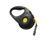 Retractable Dog Strap, Lockable Reflective Short Walking Lead, Equipped with A Quick Brake Button, 180 ° Anti Entanglement, for Training and Walking, for Small, Medium and Large Dogs