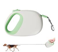 Retractable Dog Strap, Retractable Pet Strap, Extendable Dog Lead 5 m, Portable Dog Pull Strap, Non-Slip Extendable Dog Lead with Brake, Pause, Lock for Outdoor Walks