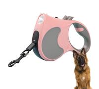 Retractable Dog - Strong Extendable Walking Rope, Ergonomic Handle | Integrated P oop Bag Holder, Durable Outdoor Training Lead, Safe Pet Walking Gear, Heavy Duty Control Strap For Dogs