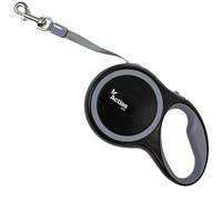 Retractable Dog Training Lead 5m Extendable Grey