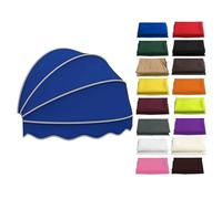 Retractable Dome Canopy for Patio & Doors Curved Foldable Outdoor Sun e 80cm Black Hemisphel ning UV Protect Cover