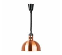 Retractable Dome Heat Shades - Copper Finish