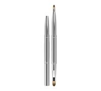 Retractable Double-Ended Lip & Concealer Brush | Portable Metal Case, Hygienic Design for Precise On-the-Go Touch Ups YBG1410YU
