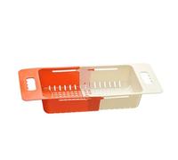 Retractable Drain Rack Multifunctional Fruit Vegetable Washbasin Extendable Kitchen Over The Sink Colander Strainer Expandable Vegetable Washbasin