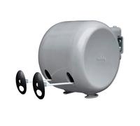 Retractable Duo Reel Washing Line Minky Grey One Size