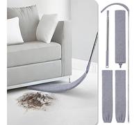 Retractable Dust Cleaner for Slots, Flat Duster Up and Two Microfibre Wipes, Retractable Dust Cleaner for Under Sofa, Cabinets, Bed
