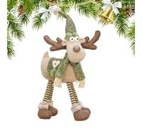 Retractable Elk Figurine, Festive Christmas Decorations with Long Paws, Elk Figurines Table Decorations - For , Parties, Hotel, Home, Bedroom, Living Room,