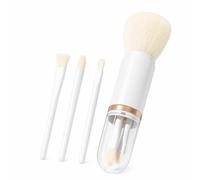 Retractable eup Brush Set, Snow White, White
