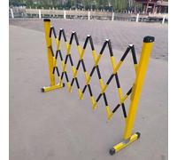 Retractable Expandable Traffic Barricade - Mobile Barrier Fence for Outdoor Road Safety, Crowd Control, Event Management, and Construction Site Protection