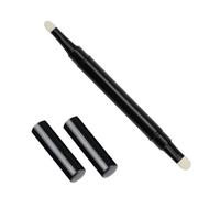Retractable Eye Makeup Brush with Cap, Dual Ended Shadow Brush for Eye and Nose, Automatic Sealing Makeup Tool for Home, Outdoor, Travel (Highlighting Brush)