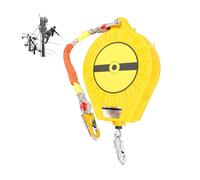 Retractable Fall Arrest Lanyard Self Retracting Shock Absing Safe Line for Roofing & Construct 150kg Load Capaci tial Fall Protect ar
