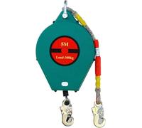 Retractable Fall Protection Device 5m Double Shell Safety Harness for Construction & Climbing CE Certified Anti Fall Equipment Lightweight & Rescue Gear