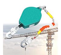 Retractable Fall Protection Device Automatic Locking Safety Harness for Roof & Scaffold 3m-20m Lengths 150kg Load Capacity Essential Fall Arrest Equipment