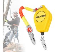 Retractable Fall Protection Device for Height Safety510m Automatic Locking Climbing Safety Gear 150kg Load Capacity Roof Use Fall Arrest System