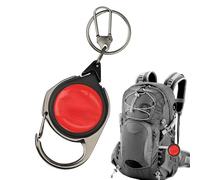 Retractable Fastener, Easy Pull Retractable Buckle | Zinc Alloy Retractable Buckle Ties,Multifunctional Portable Carabiner with Strong Spring for Outdoor Adventure