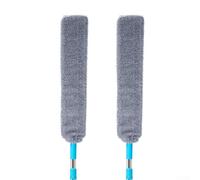 Retractable Feather Duster with Extendable Length for Household Dust and Spider Web Cleaning, Soft Fibers Trap Dust Effectively (C)