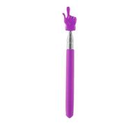 Retractable Finger Pointer Stick Blue Reading Pointer for Teachers and Kids Extendable Classroom Teaching Aid Durable Steel Telescopic Guide Stick for Books and Presentations (purple)