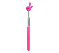 Retractable Finger Pointer Stick Blue Reading Pointer for Teachers and Kids Extendable Classroom Teaching Aid Durable Steel Telescopic Guide Stick for Books and Presentations (pink)