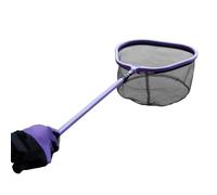 Retractable Fishing Landing Net - Telescopic Aluminum Handle & Foldable Mesh | Lightweight Portable Fish Net for Trout, Bass & Catfish, Ideal for Kayak, Boat, and Fly Fishing