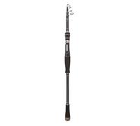Retractable Fishing Rod - Lightweight Carbon Fibre Surf Casting Rod | Portable Telescopic Casting and Fishing Rods, Travel Crappie Fishing Rod, Bamboo Fishing Rod