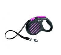 Retractable Flexi Design Leash M/L Pink 5 Meters