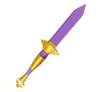 Retractable Fluorescent Swor d - Demons Hunters Purple Fantasy Cosplay Prop for Role Play Comic Con Stage Performance