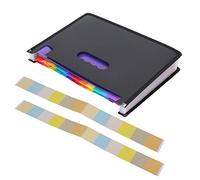 Retractable Folder 24 Pockets Expanding File Organizer with Month Labels