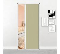 Retractable Folding Interior Door, Honeycomb Design with Aluminum Frame for Room Divider - Easy Push-Pull Operation, Customizable Sizes