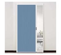 Retractable Folding Interior DoorNo Drilling Waterproof & Ilating Aluminum/Celulose for Bedroom Bathroom Kitchen & Office (Green 80 x 200 cm / 31 x 79 inches)