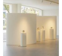 Retractable Folding Paper Room Divider for Homes, Stores, Exhibitions & Live StreamingCustomizable Sizes & Colors (White, 180x100cm)