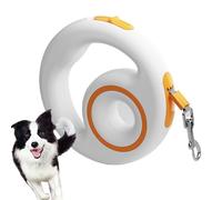 Retractable for Dogs with Pull Function - Extendable Cable Durable for Walking with Cats, Non-slip Handle with Shock Absorber and Night Reflections