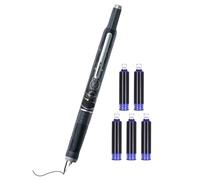 Retractable Fountain Pen,0.38mm Retractable Fountain Pen Set - Culture & Education Supplies for Marking Layout Art Sketching Drawing School Offices Friends