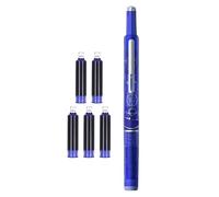 Retractable Fountain Pen: 18cm ABS Writing Tool With 5 Ink Cartridges, Retractable Fountain Pen, Drawing, Journal, Sketch Marking | Professional Art Stationery For