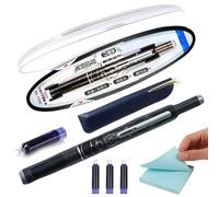 Retractable Fountaining Pen - Refillable Ink Writing Pens | Clicktech Fountain Ballpoint | Smooth Nib No Leaking Calligraphy Tool for Sketching Graffiti Lettering Text Doodling Journaling