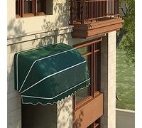 Retractable French Curved Awning for Doors & Windows - UV & Rain Protection Canopy for Cafes, Restaurants, & Stores - Foldable Outdoor Sunshade & Shelter Roof