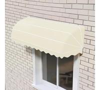 Retractable French Curved AwningManual Folding Canopy for Garden Patio & CafeUV & Rain Protection Sun Shade Shelter Ideal Outdoor Roofing Solution