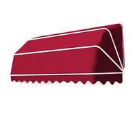 Retractable French Curved Patio Awning - Foldable Canopy for Balcony & Yard, DIY Polyester Awning Perfect for Veranda & Outdoor Spaces