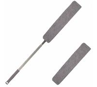 Retractable Gap Dust Cleaner, Under Refrigerator/Sofa Cleaning Tool, Microfiber Gap Duster with Extendable Pole 32-100 Inches, Suitable for Underneath Cleaning of Furniture, Fridges, Couch, Bed