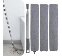 Retractable Gap Dust Cleaner with Extension Pole, Cleaning Tools with 3 Microfiber Dusting Cloths, Extendable Long Handle Duster for Cleaning Under Refrigerator Sofa Couch Bed Furniture Appliance