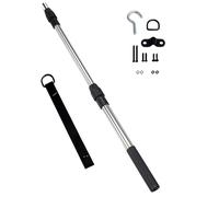 Retractable Garage Door Pulley Systems Set Tool Release Installation Sturdy Steel Construction for Attic Access Down Hook Rope Systems