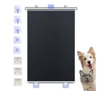 Retractable Gate - 49.21 x 19.69 x 0.79 Inches Extendable and Pet Safety Gate, Smart Telescopic Scratch-Resistant Fence | Indoor Doorway, Hallway, Kitchen, Porch, Garage, and Stairs Barrier
